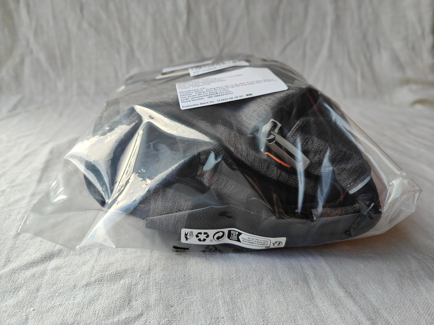 Sling Backpack, 8 Pockets Sling Bag Crossbody, 19L Large Sling Bag for Men Travel Crossbody Backpack Hiking Outdoor