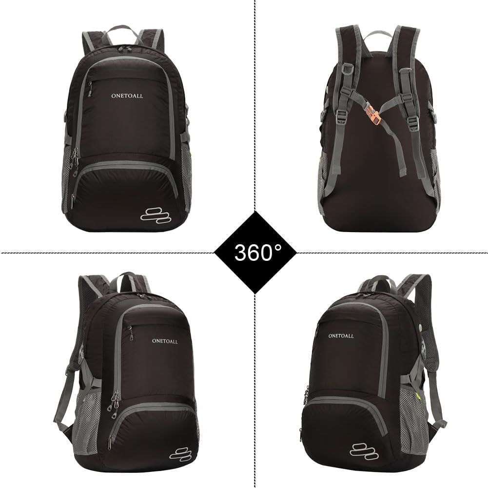 30L Packable Backpack, Lightweight Hiking Backpacks, Foldable Water Resistant Travel Hiking Camping Daypack Backpack