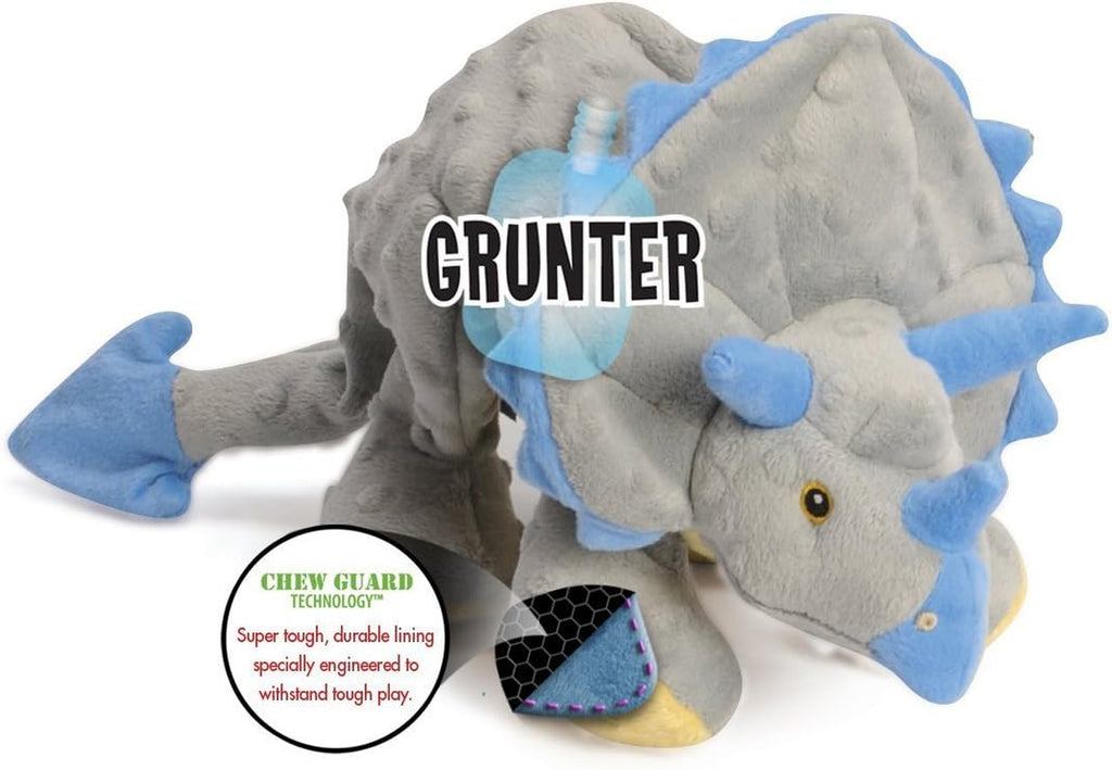 Dinos Frills Squeaky Plush Dog Toy, Chew Gdrgdgrfg