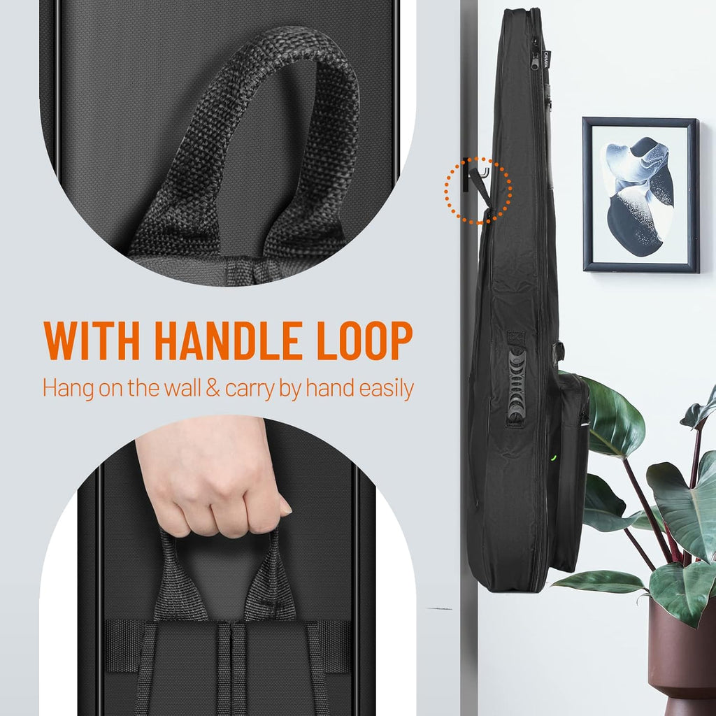 Guitar Bag Acoustic 40 41 42 Inch Guitar Case Upgraded Premium Version 12Mm Sponge Padded