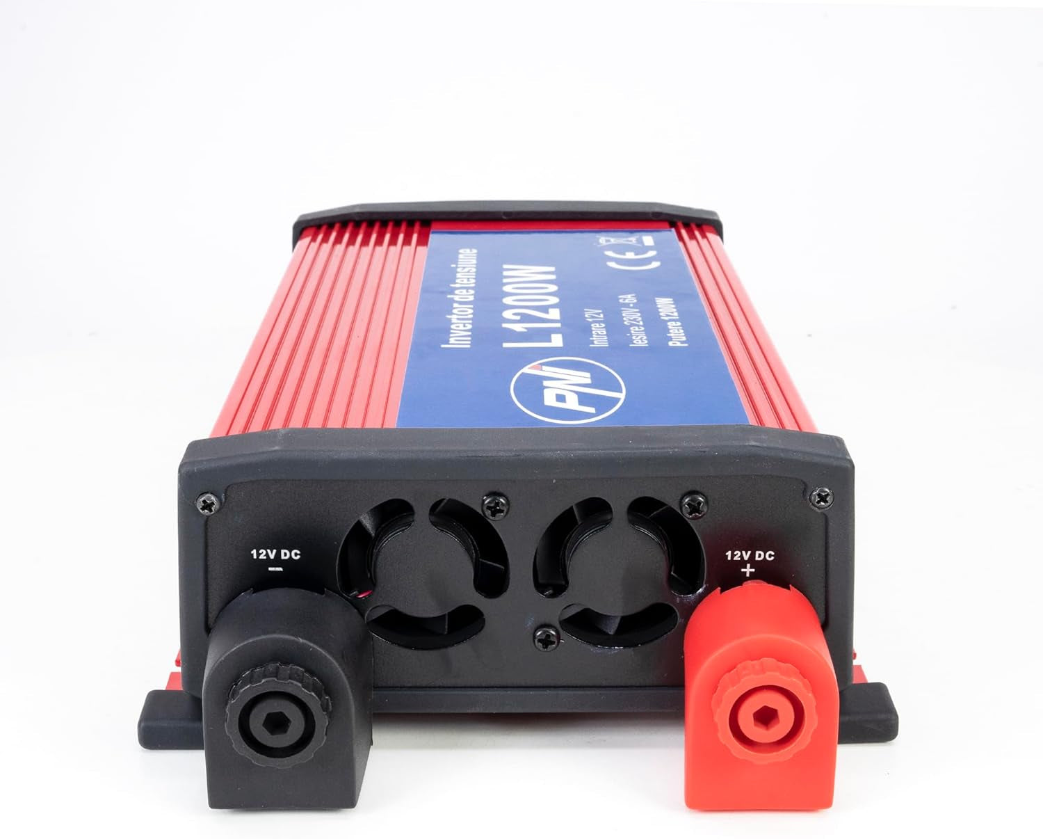 Power Inverter  L1200W, Input 12V - Output 230V, Output Power 1200W, 1 X 230V Socket, USB2.0