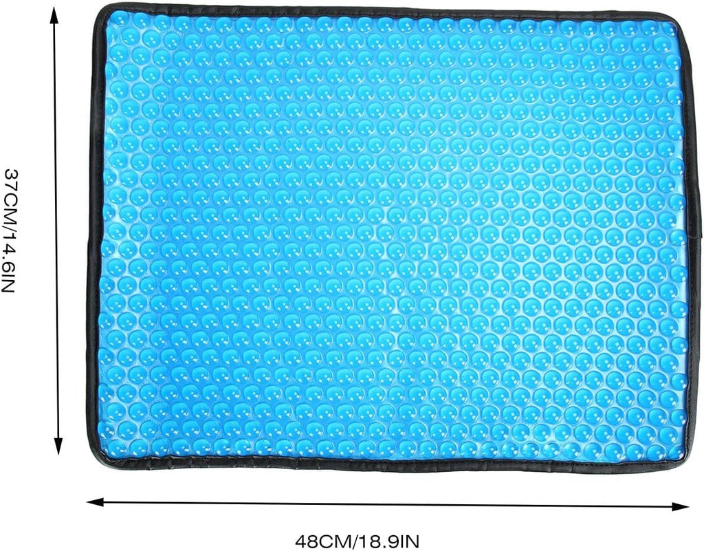 Gel Seat Cushion Antislip Foldable Cooling Seat Cushion Fast Cooling Ergonomic Design Seat Mat for Home Office Car