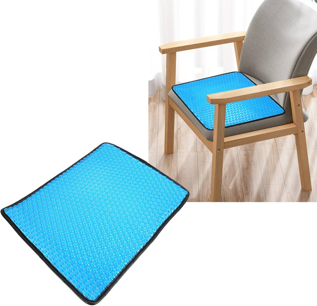 Gel Seat Cushion Antislip Foldable Cooling Seat Cushion Fast Cooling Ergonomic Design Seat Mat for Home Office Car