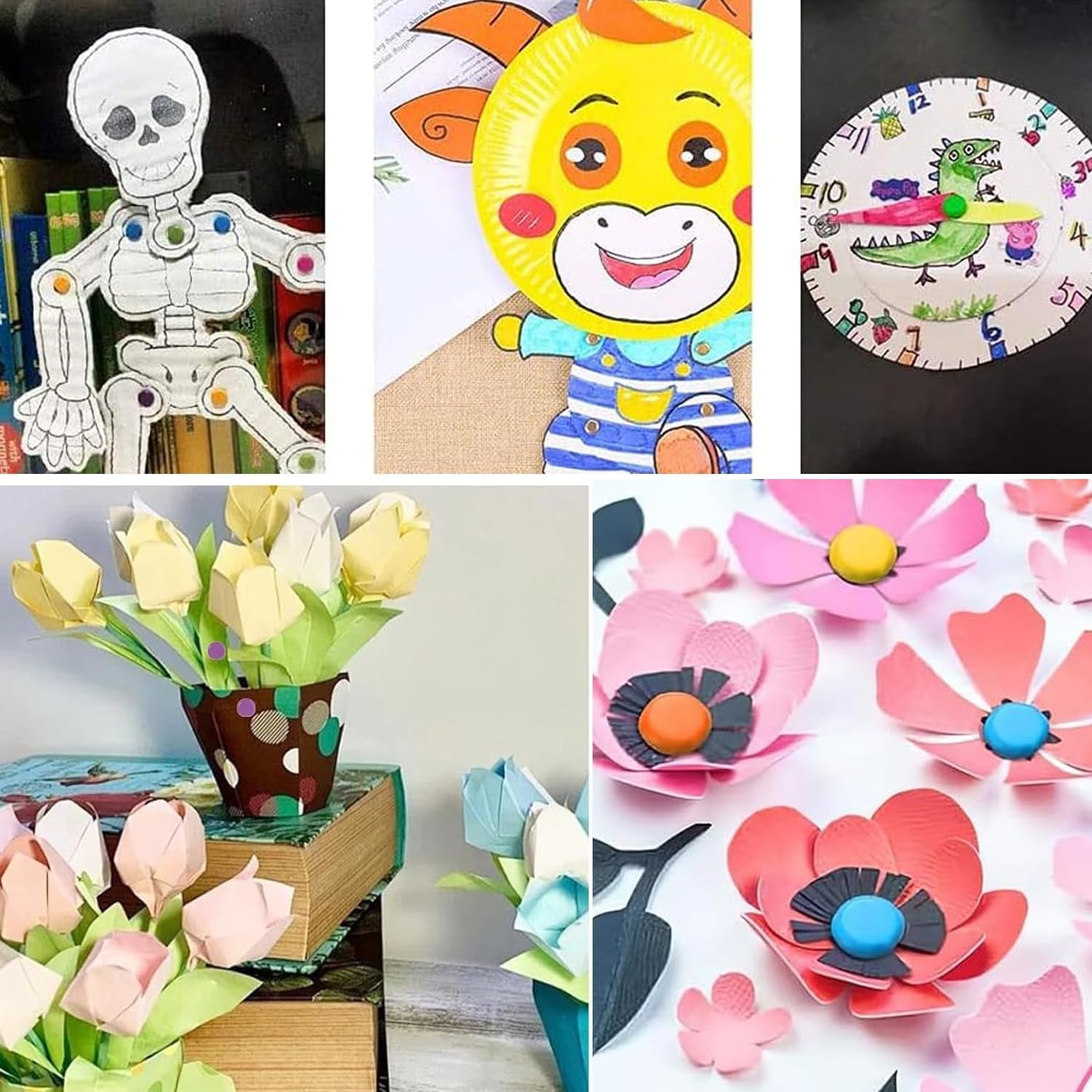 Split Pins Craft Metal Paper Fasteners Split Pins 8Mm X 18Mm Multicolor Split Pin Mini Brads round Scrapbooking Brads for Paper DIY Stamping Crafts Projects Scrapbooking Office 100 Pcs