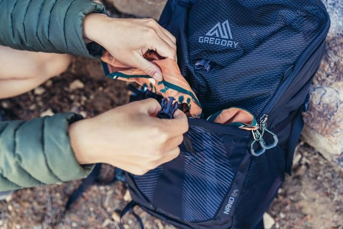 Nano 24L Unisex Day Hiking/Commuter/Active Travel Backpack, Breathable Backpanel, Hydration Port, One Size Fits All, Hornet Yellow