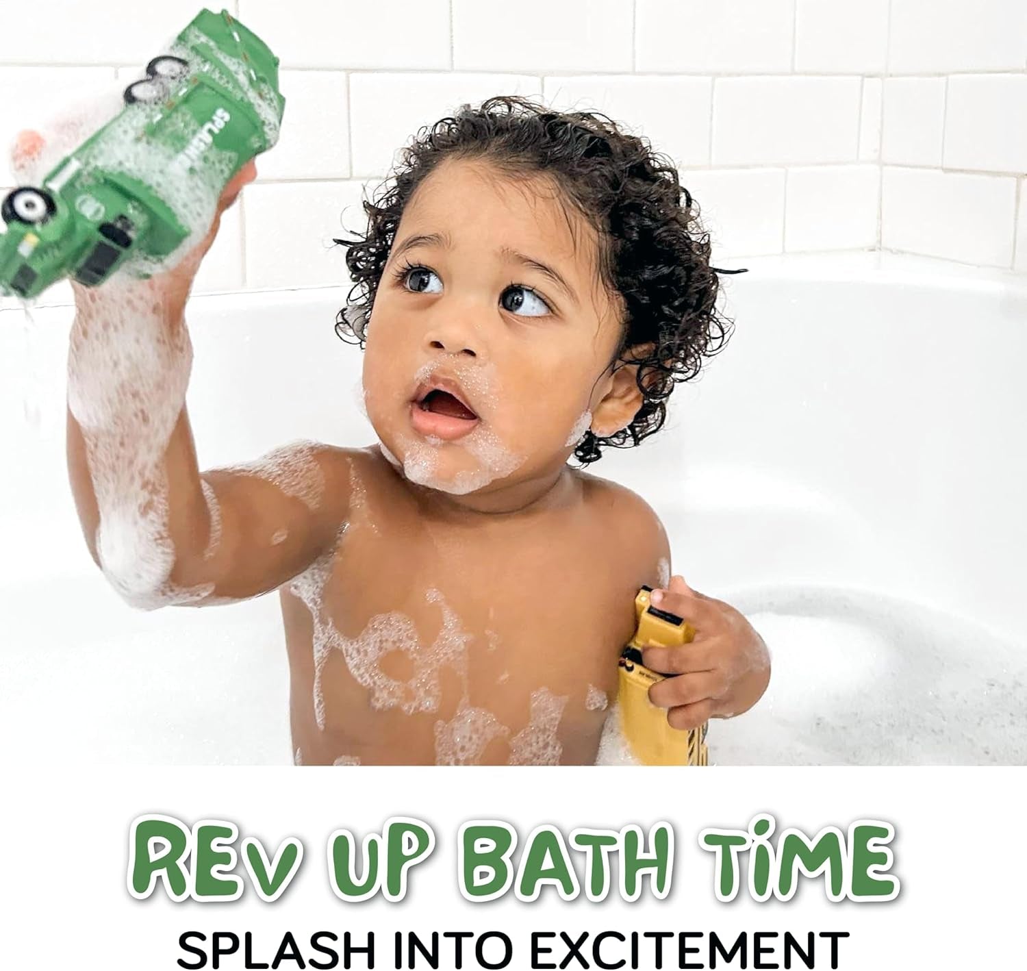 Mold Free Bath Toys for Babies & Toddlers, Car No Hole Bath Toys for Kids, Toddler Gift, No Mold Bathtub Water Vehicles Set for Kids, Pool, Bpa-Free, Safe, Fun, Infant Ages 1 3 6 12 18 Months