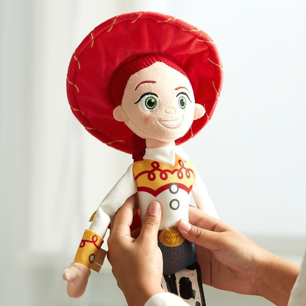 Official Toy Story Plush, Jessie, Iconic Cuddly Toy Character with Embroidered Eyes and Soft Plush Features, Suitable for All Ages