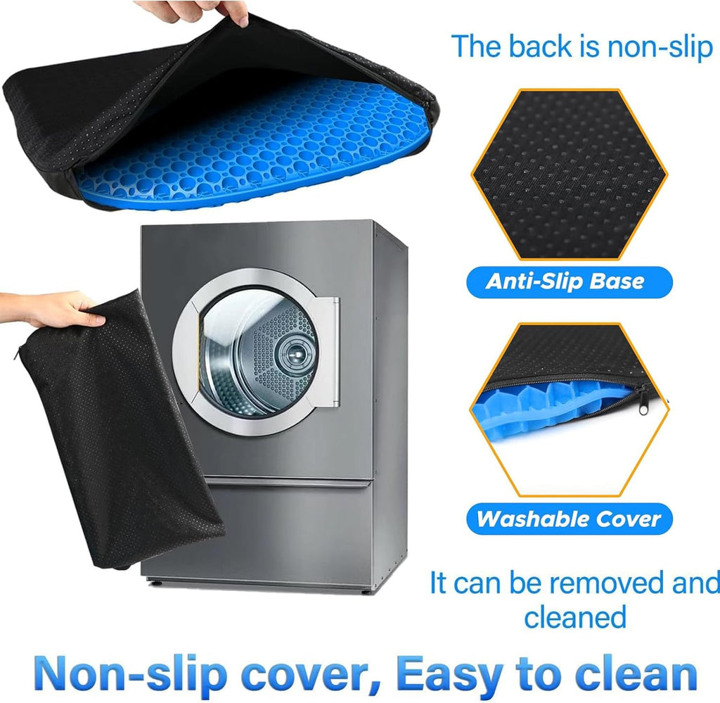 Honeycomb Cushion, Gel Pads, Breathable Honeycomb Design Absorbs Pressure Points, Gel Cushion for Office Chair, Soft & Breathable, for Cars, Wheelchair Cushions 30X25Cm