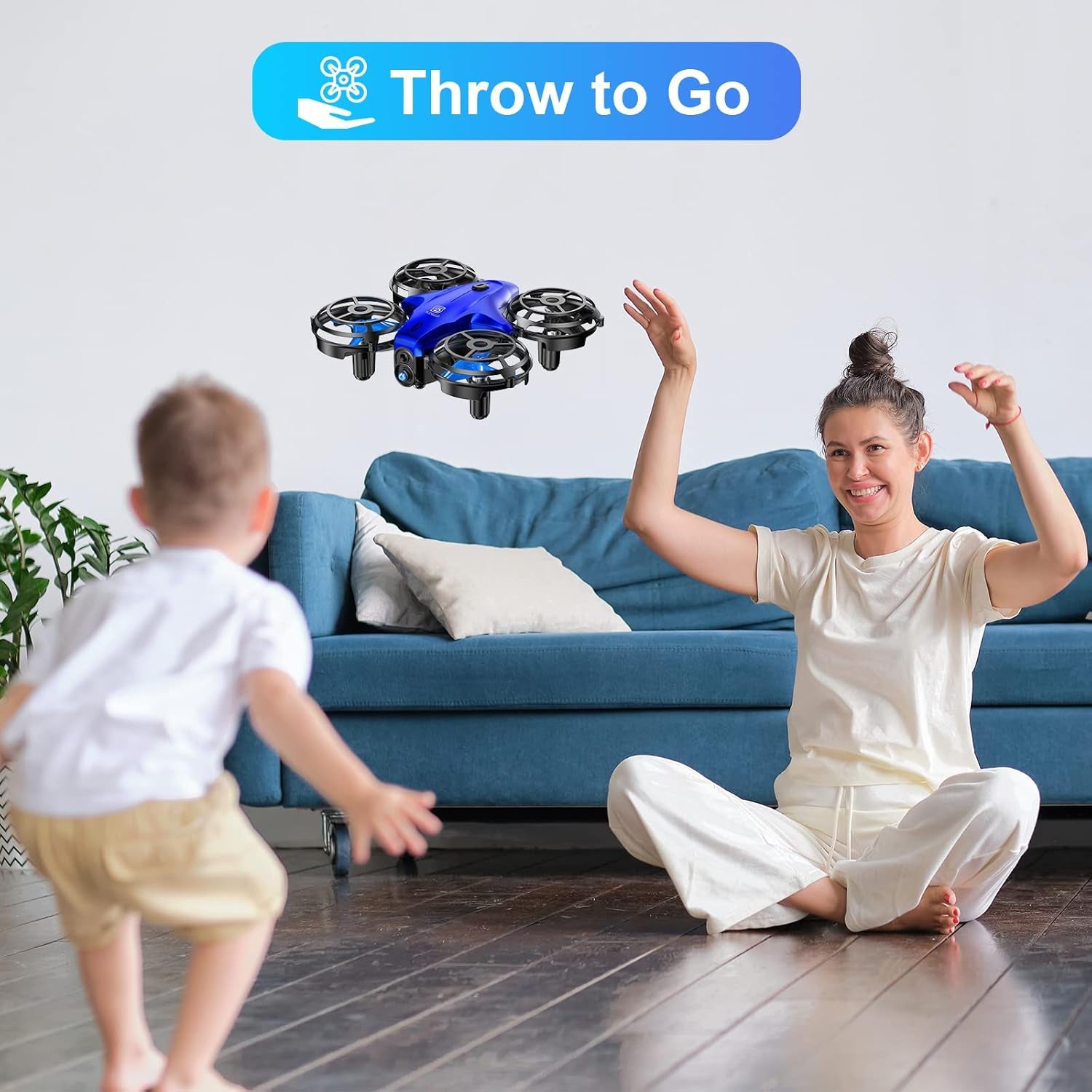 Drones for Kids,  RC Mini Drone for Kids and Beginners, RC Quadcopter Indoor with Headless Mode, Small Helicopter with 3D Flip, Auto Hovering, Great Birthday Christmas Gift for Boys and Girls