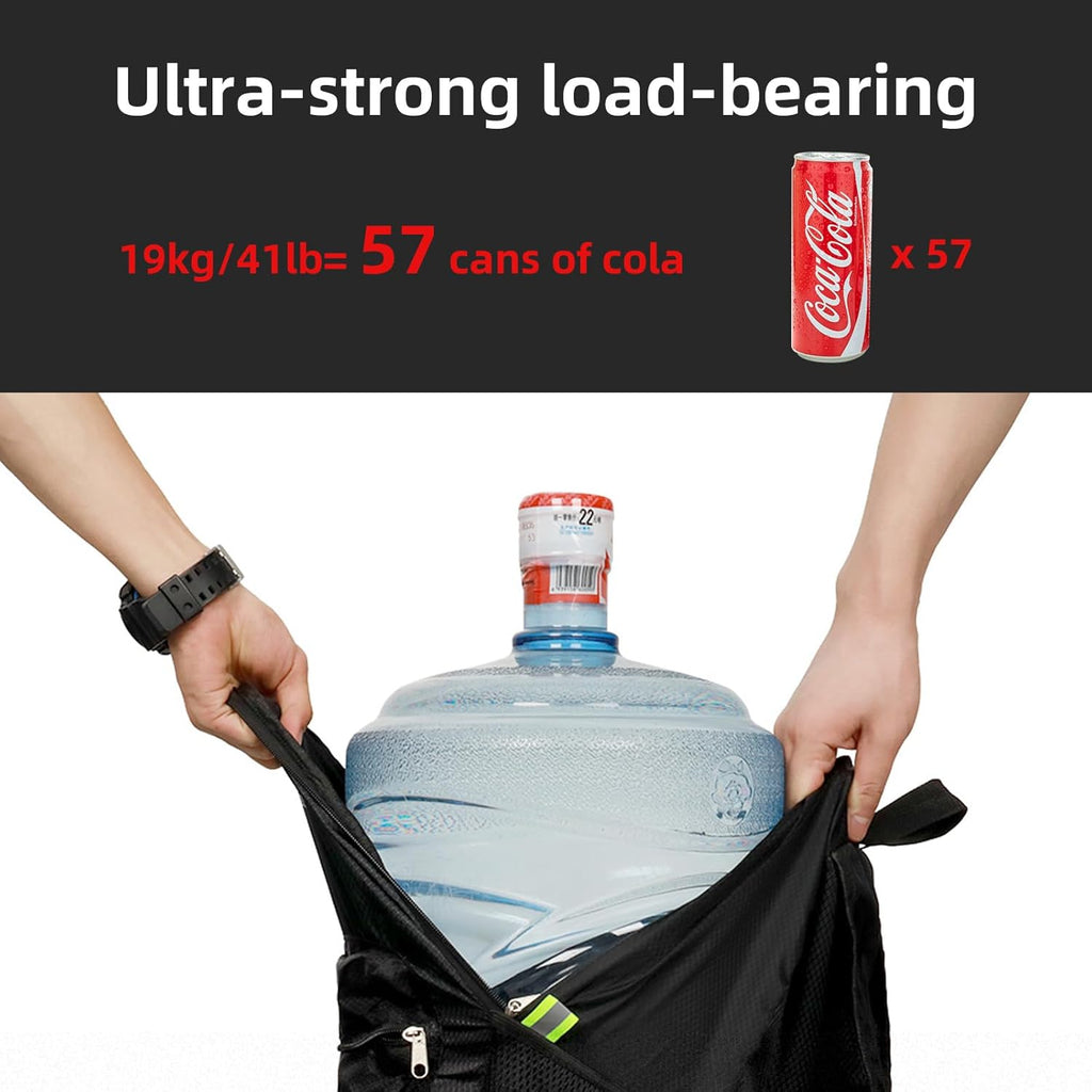 Hiking Backpack, Waterproof and Wear-Resistant Lightweight Backpack Packable,Outdoor Travel Camping Daypack Foldable New Backpack（Orange）