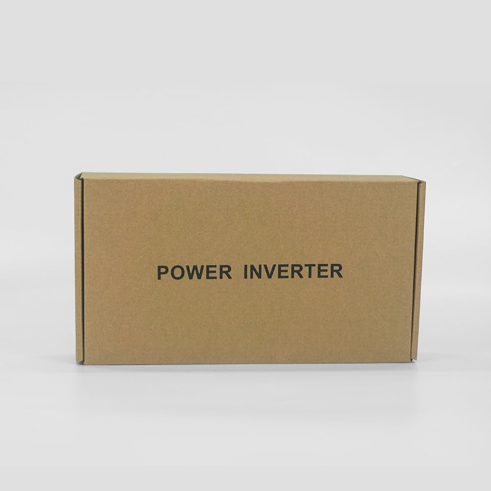 24V 1500W Modified Sine Wave Power Inverter, 24V to AC 230V 240V Voltage Converter with LCD +2UK Socket & Dual USB