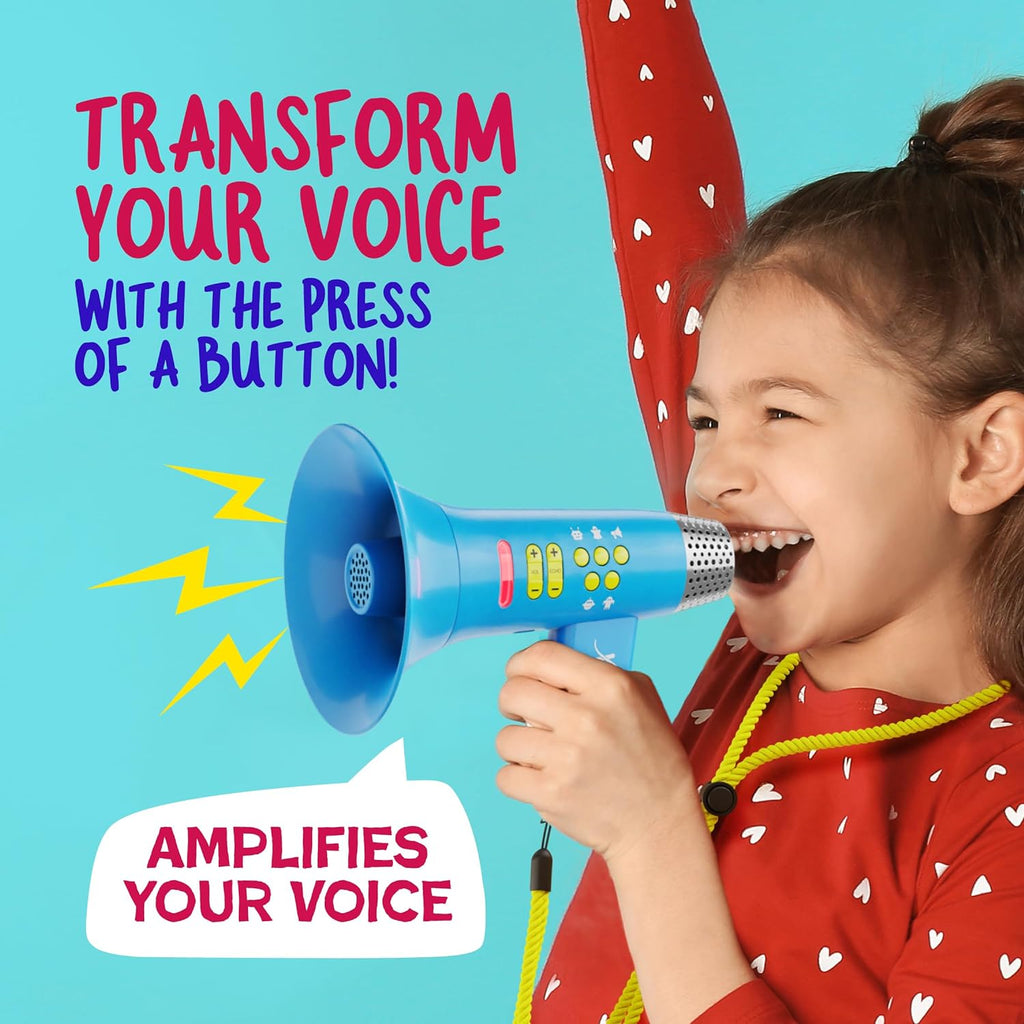 Voice Changer for Kids - Gifts for Kids - Voice Changing Device for Boys & Girls Ages 3-8+ Olds - Birthday Gifts for 3, 4, 5, 7, 8 Year Old Boy - Cool Outdoor Toys Gift Ideas for Kid, Toddler