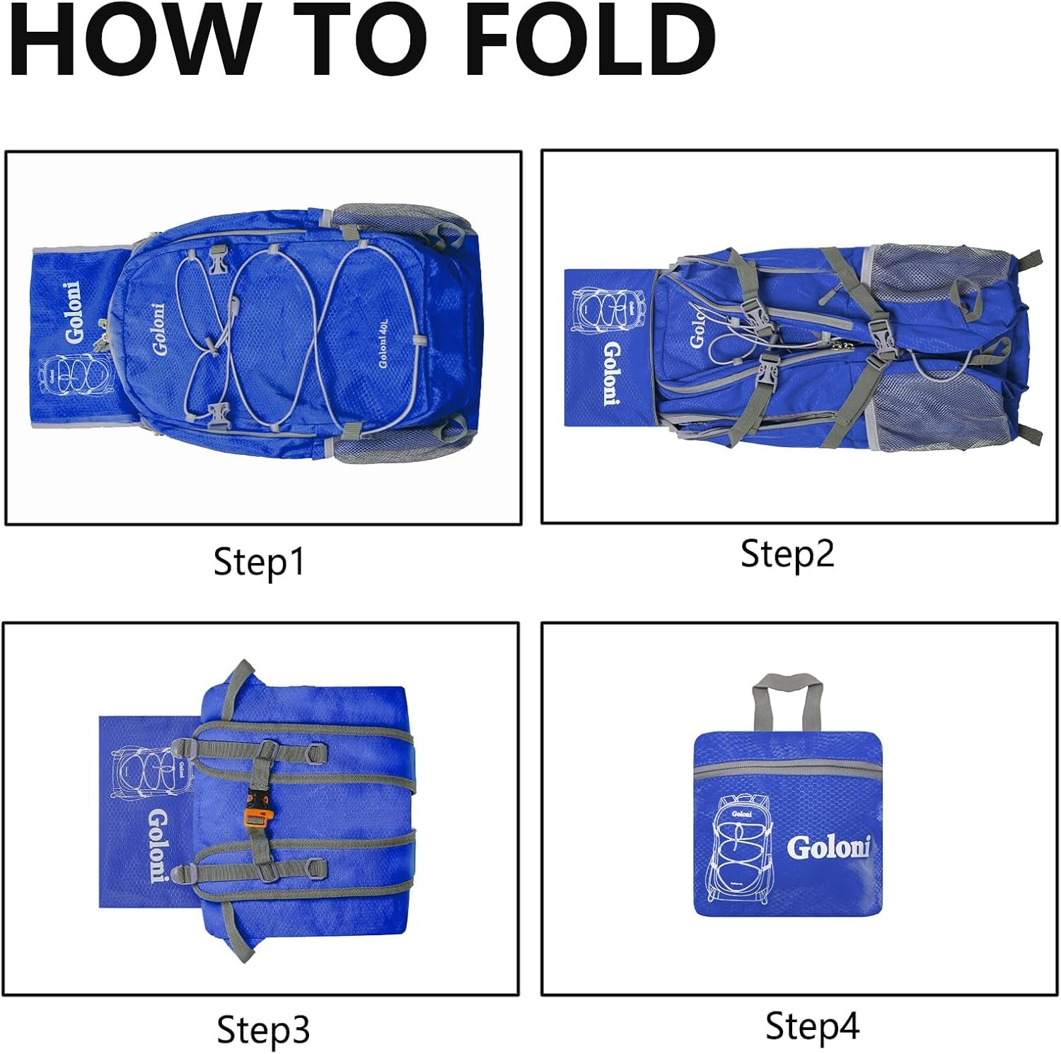 Lightweight Hiking Backpack Bag - 40L Traveling Camping Backpack Outdoor Day Pack with Reflective Webbing and Waterproof Pocket