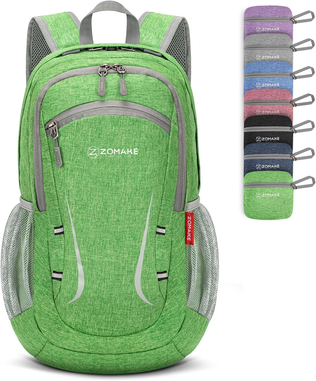 Lightweight Packable Backpack 20L, Foldable Backpacks Small Daypack Hiking Daypacks Water Resistant Day Bag for Travel(Dark Green)