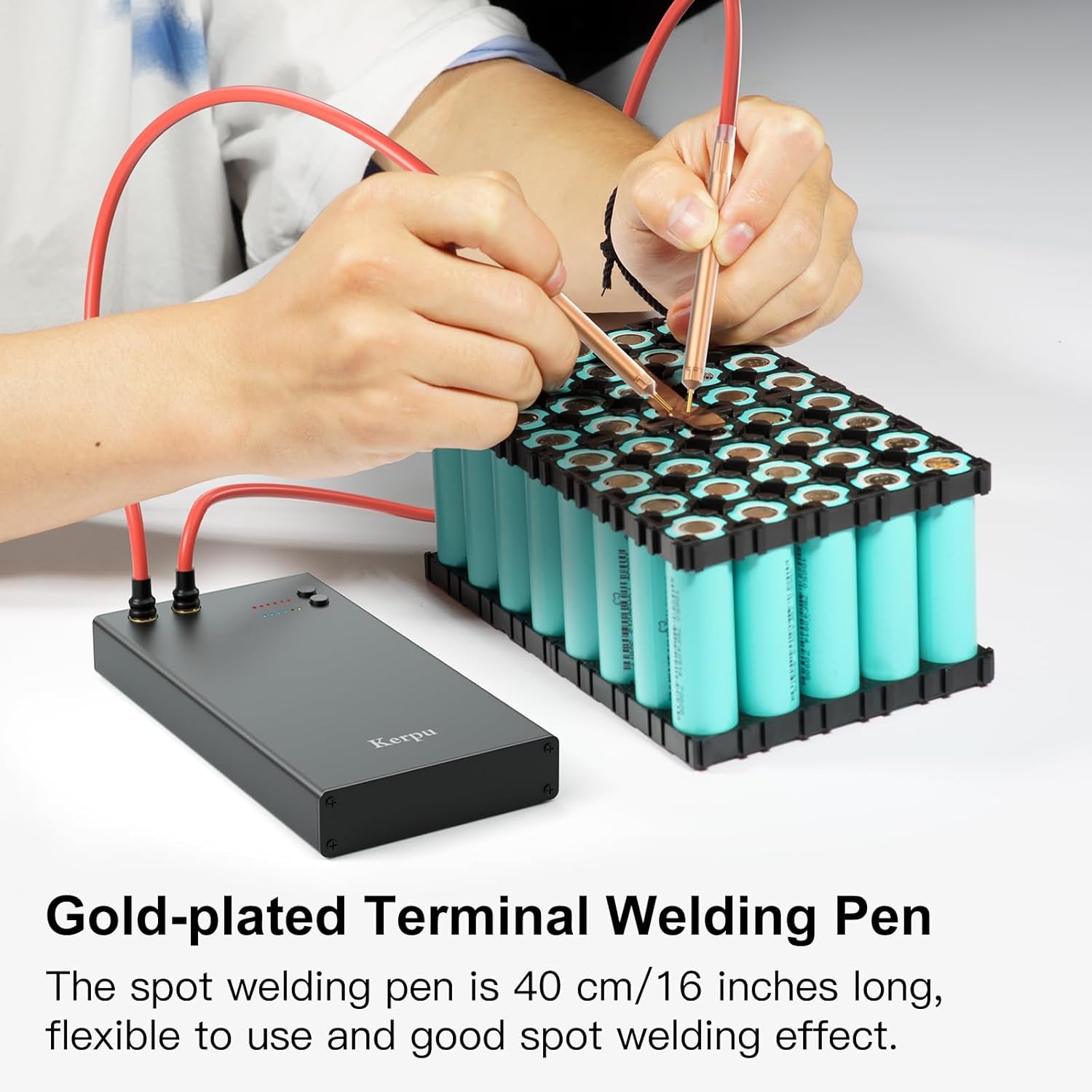 Upgraded Enhanced Rechargeable Portable Spot Welder Machine 6 Gear Adjustable Mini Small Battery Spot Welder DIY Spot Welding Nickel Strip and 18650 Battery Type-C Fast Charging 5M Nickel Strips