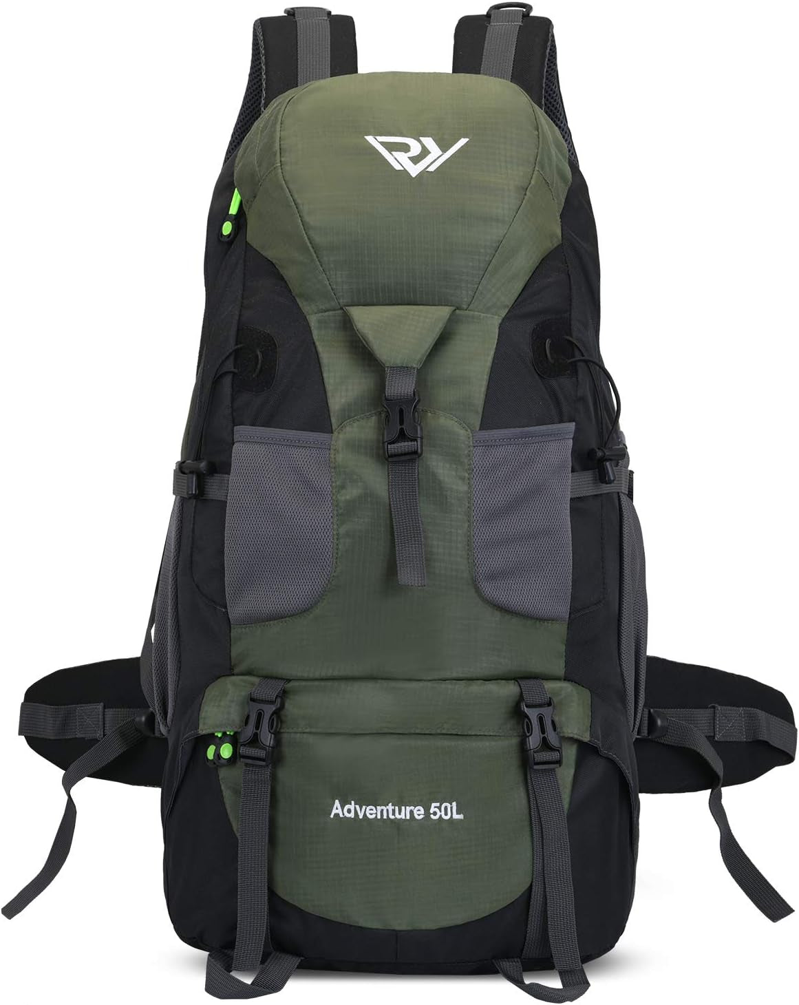 50L Hiking Backpack, Waterproof Lightweight Daypack for Outdoor Camping Travel