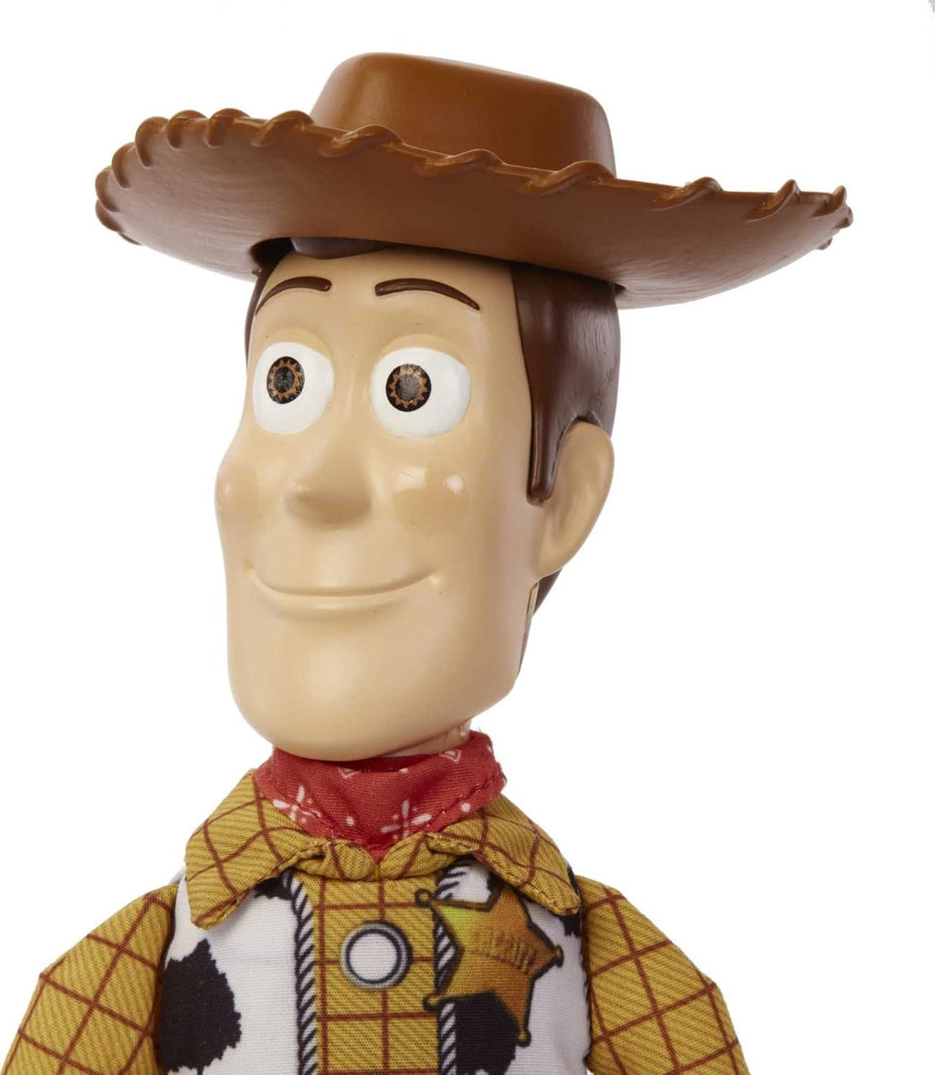 Disney Pixar Toy Story Talking Woody Action Figure & Accessory, Roundup Fun 12-Inch Collectible with 30+ Sounds & Phrases