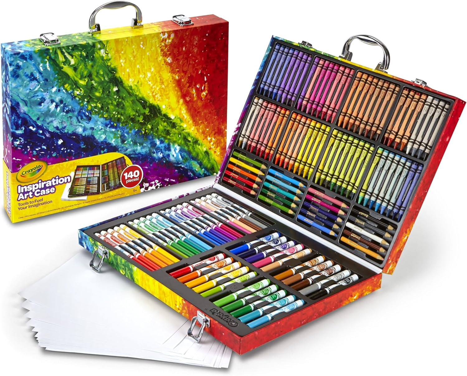 Inspiration Art Case Coloring Set - Space (140Ct), Art Kit for Kids, Toys for Girls & Boys, Art Supplies Set, Drawing Gift for Kids, 5+ [Amazon Exclusive]