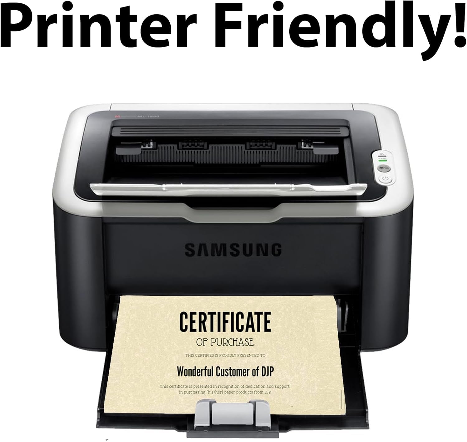 A4 90Gsm Parchment Certificate Paper, 25 Sheets