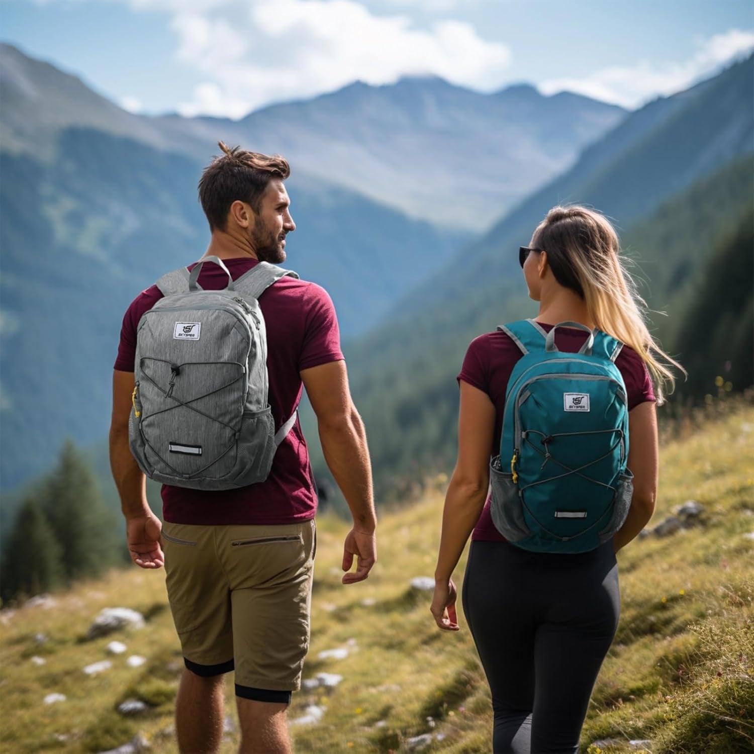 Small Hiking Backpack -12L Lightweight Packable Daypack for Travel Foldable Tear Resistant Backpacks for Women Men