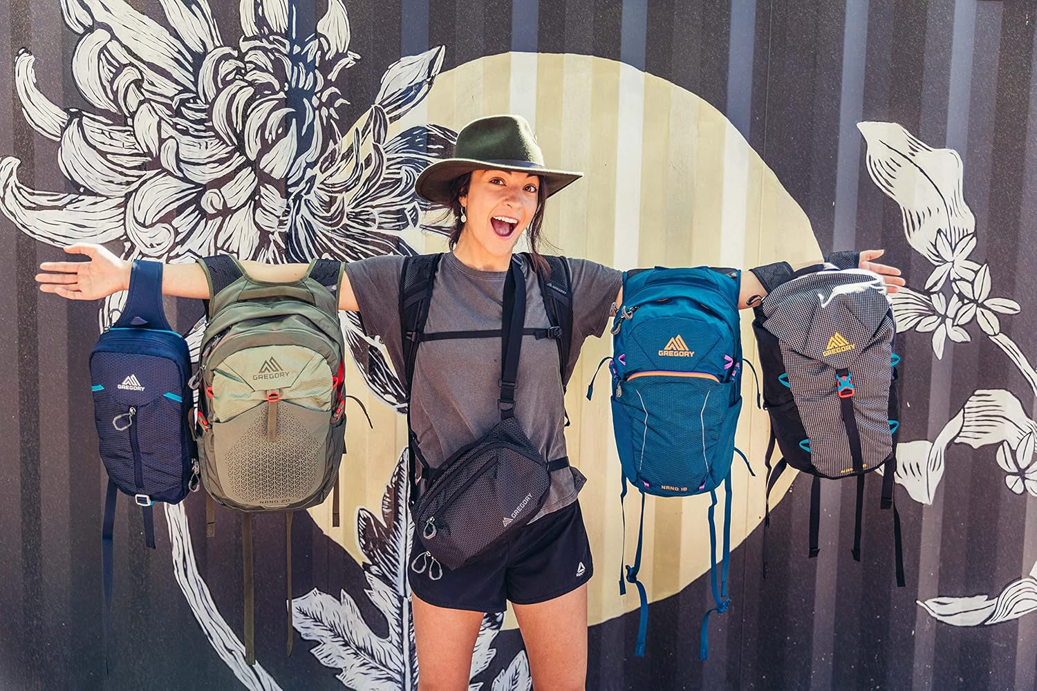 Nano 16L Unisex Day Hiking/Commuter/Active Travel Backpack, Breathable Backpanel, Hydration Port, One Size Fits All, Icon Teal