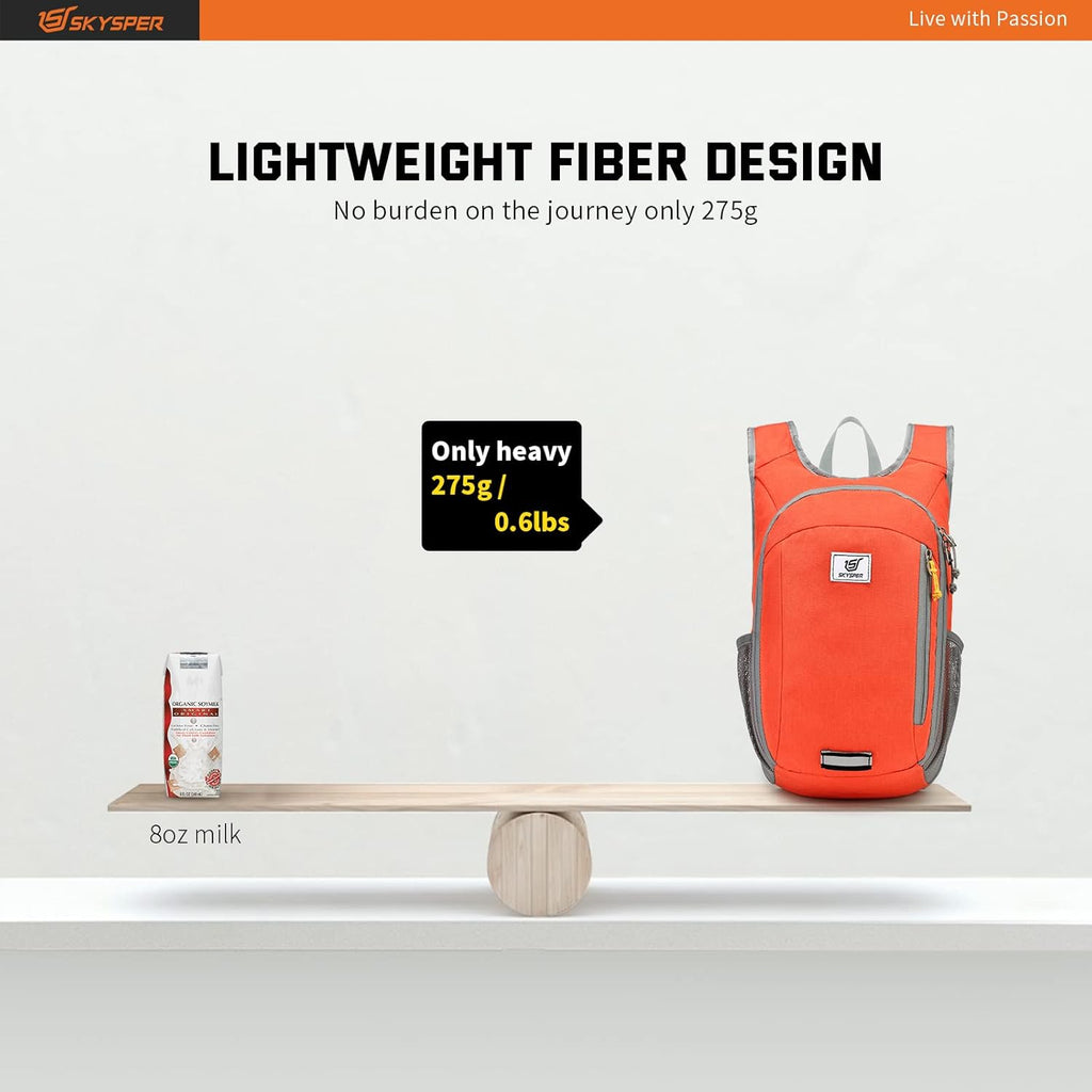 Small Daypack 10L/15L/20L Hiking Backpack Packable Lightweight Travel Day Pack for Women Men