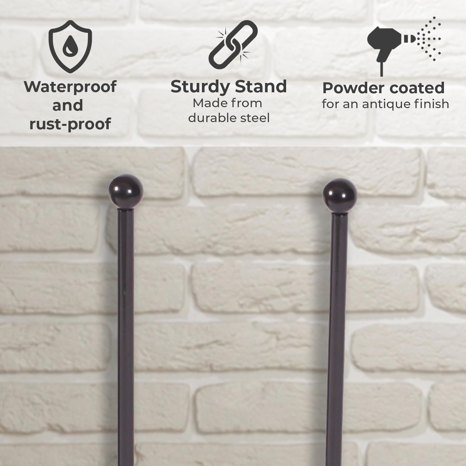 Steel Black Powder Coated Boot Rack 2 & 4 Pairs Wellie Welly Holder Stand Storage (2 Pair)