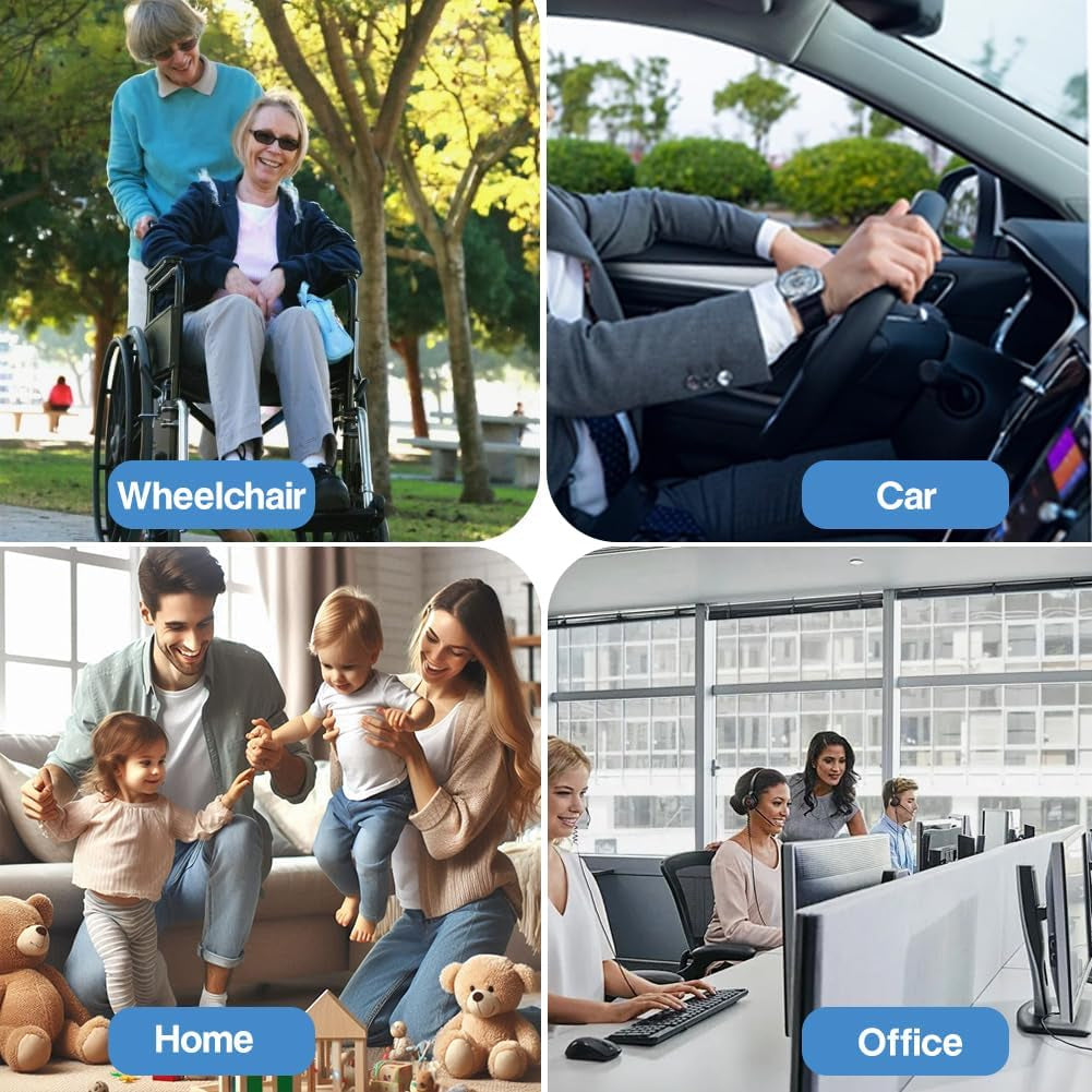 Car Seat Cushion Driver Seat Cushion, Gel Seat Cushion for Car, Office Chair and Home Chair (47 X 47Cm)