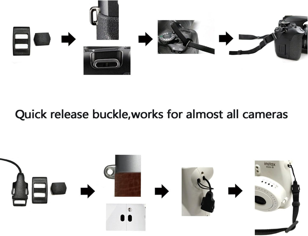 Washable Camera Strap (Black)