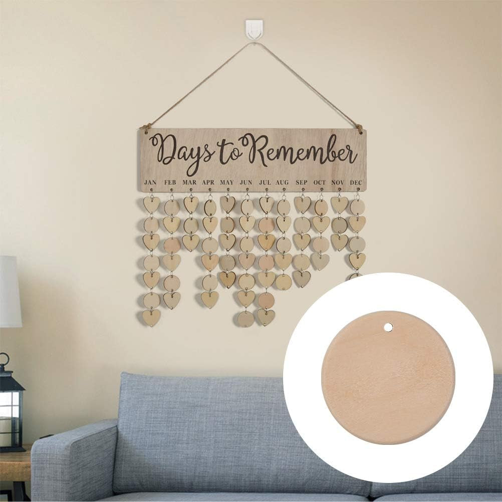 100Pcs Natural Wood Slices, 35Mm Unfinished Predrilled Log Discs Wooden Circles with 100Pcs Key Rings and a Box for DIY Crafts, Unfinished round Circles for Christmas Decorations Ornaments
