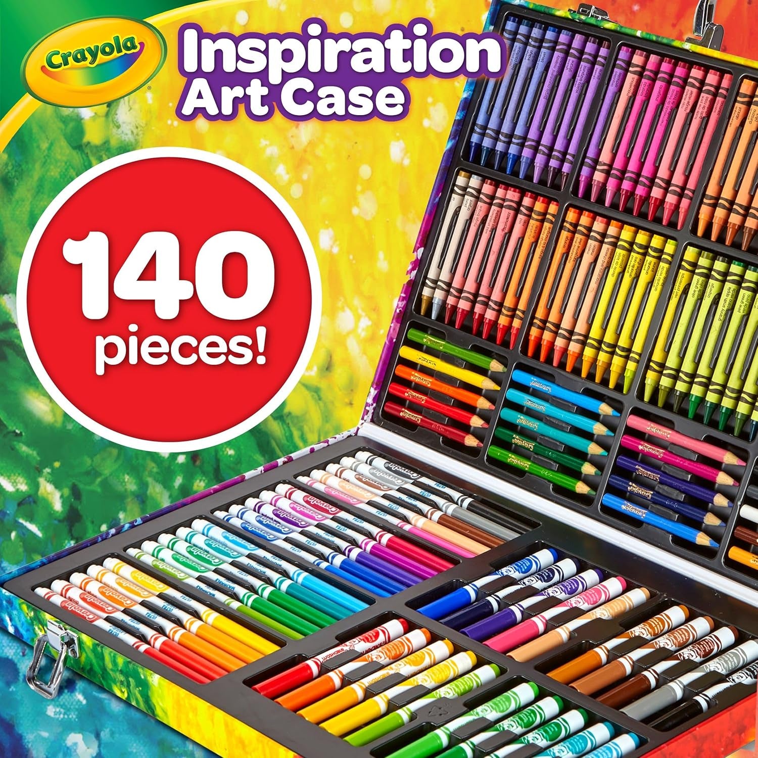 Inspiration Art Case Coloring Set - Space (140Ct), Art Kit for Kids, Toys for Girls & Boys, Art Supplies Set, Drawing Gift for Kids, 5+ [Amazon Exclusive]