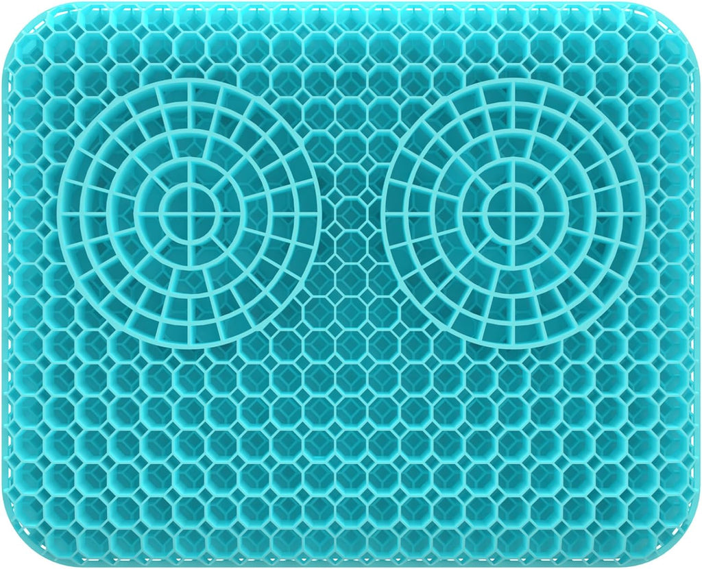 Extra Thick Gel Seat Cushion for Long Sitting, 1.6-Inch Cooling Cushion for Pressure Relief, Breathable Nonslip Cover for Office Chairs