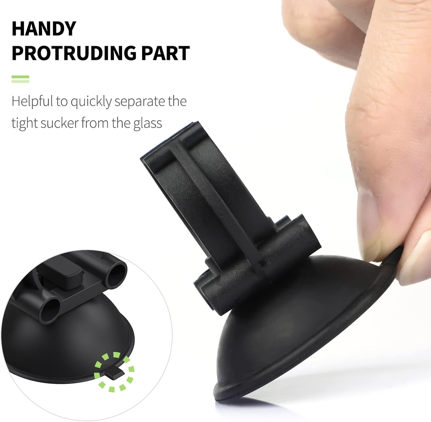 3.3Cm Aquarium Heater Suction Cups Suckers with 2.4Cm Clips Black Standard Heating Rod Holders Clamps for Fish Tanks (Not for Airline Tubing), 12 Pack