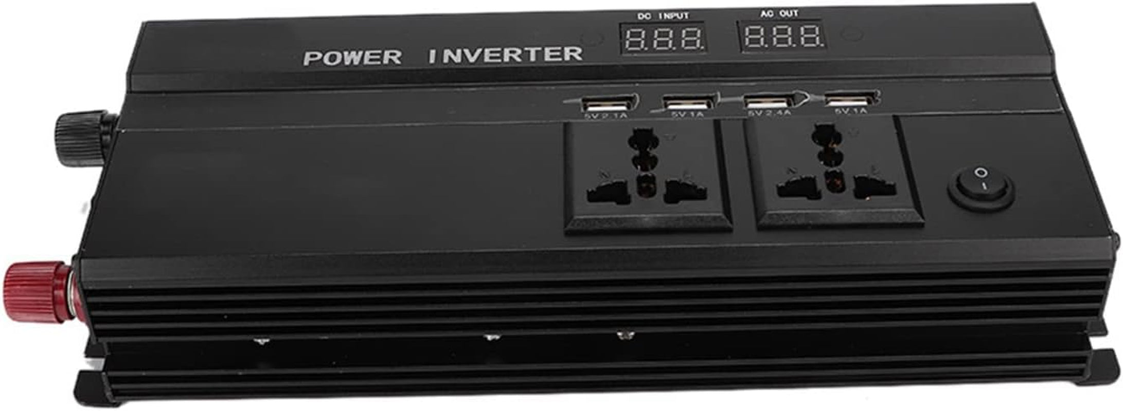 Vehicle Power Inverters, 4000W DC 12/24V to AC 220V LCD Display Car Modified Sine Wave Power Inverter Converter