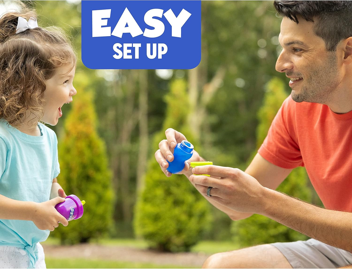 Fubbles Bubbles No-Spill Bubble Tumbler for Babies Toddlers and Kids | Includes 6Oz Bubble Solution and Bubble Wand (Tumbler Colors May Vary)(Pack of 3)