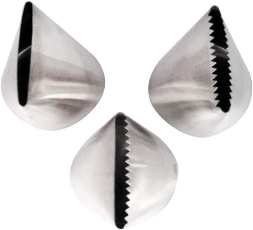 Cake Decorating Tips, Stainless Steel Icing Piping Nozzles for Cake Decorating Pastry Fondant Tools (Large)