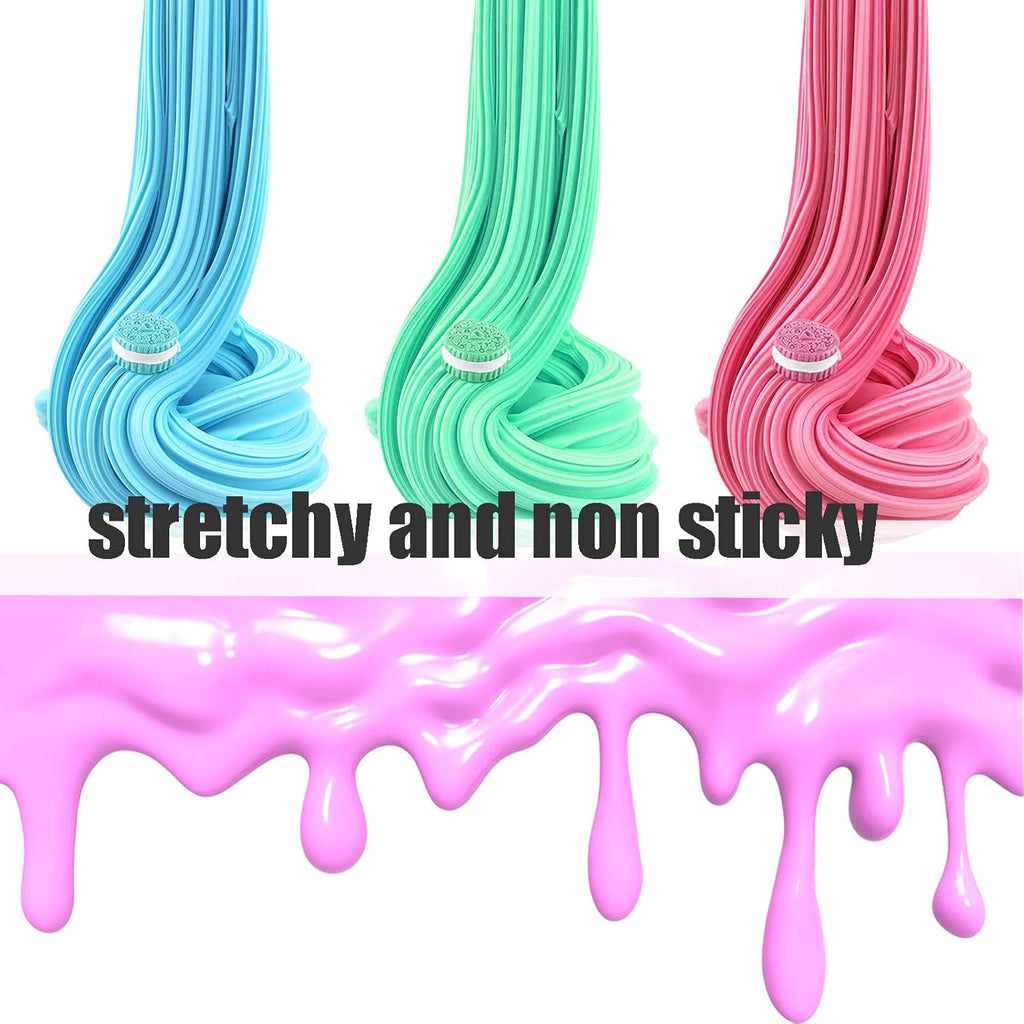 Butter Slime Kit Two-Toned 11 Packed Fidget Toy, Educational Slime Toys, Birthday Gifts Prize Party Favors for Girl Boys Kids 6 7 8 9 10 11 12