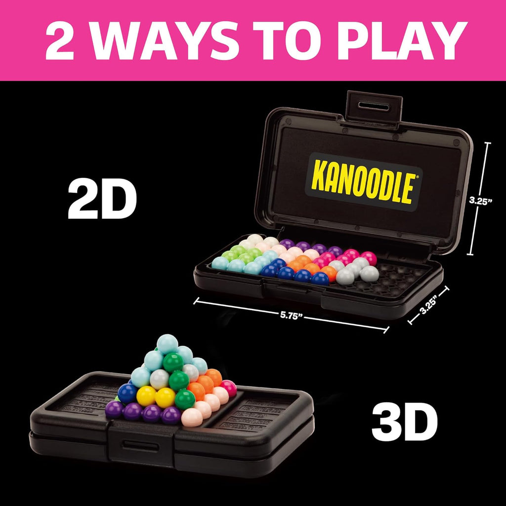 Kanoodle 3D Brain Teaser Puzzle Game, Featuring 200 Challenges, Easter Basket Stuffers for Kids, Gift for Ages 7+