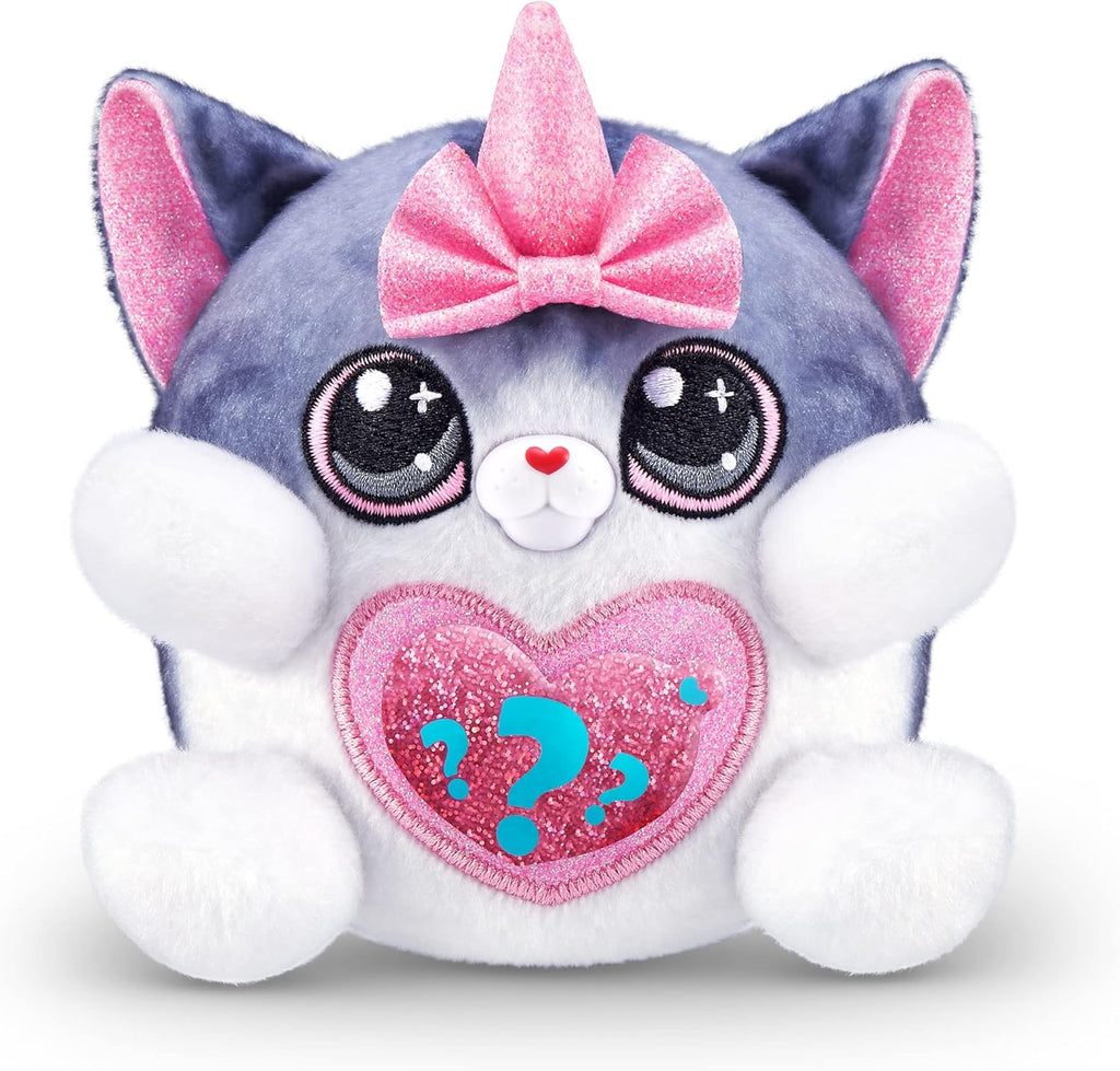Kittycorn Surprise Series 2 (American Shorthair) by , Collectible Plush Stuffed Animal, Surprise Egg, Sticker Pack, Slime, Ages 3+ for Girls, Children