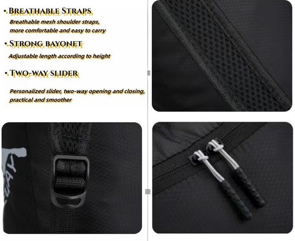 20L Water Resistant Hiking Daypack Lightweight Packable Backpack for Travel Camping Outdoor (NAVY BLUE)