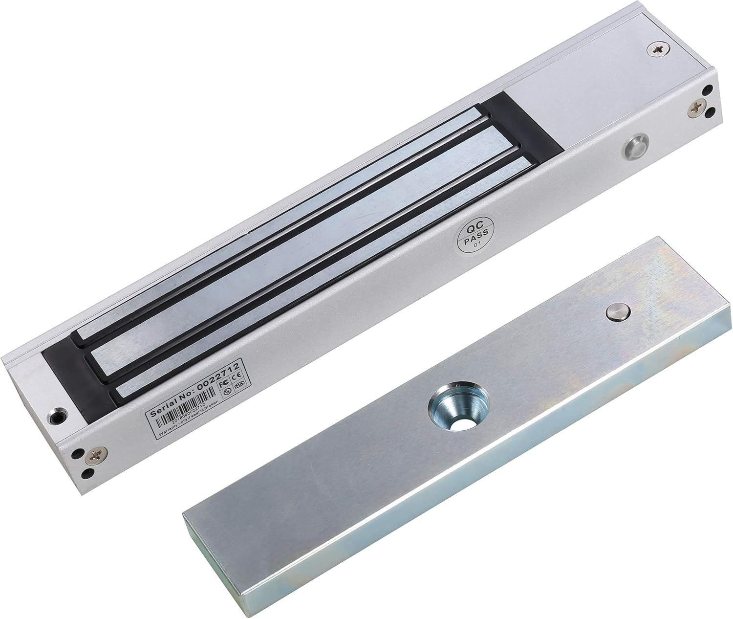Access Control Outswinging Door 600Lbs Force Electromagnetic Lock & Remote Control Kit