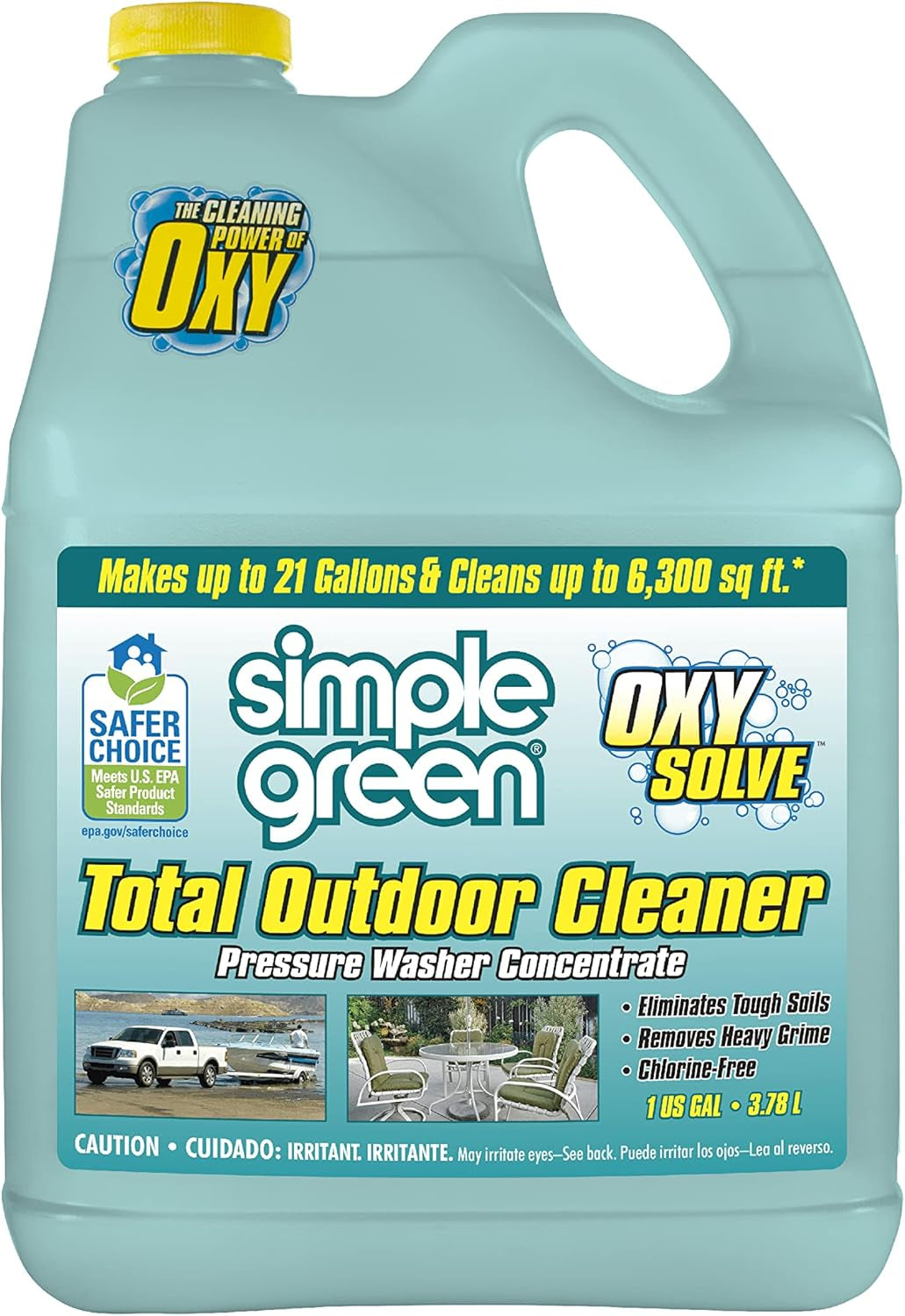 Oxy Solve Total Outdoor Pressure Washer Cleaner – 1 Gal