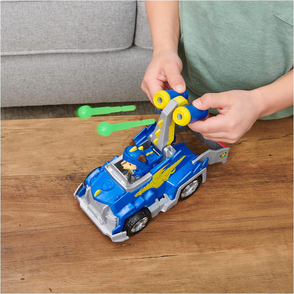 , Rescue Knights Chase Transforming Toy Car with Collectible Action Figure, Kids Toys for Ages 3 and Up