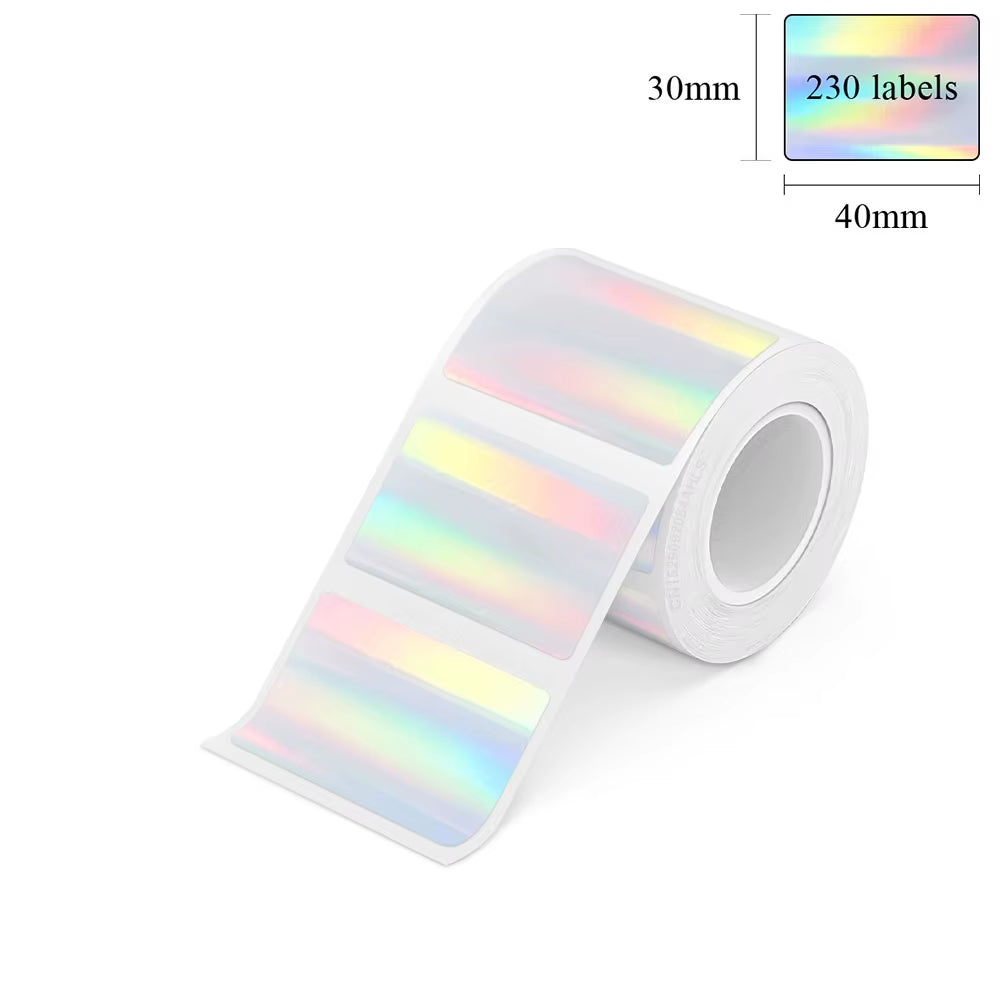 Tragbarer Mini-Drucker P50 Thermo-Klebeetikettendrucker Ohne Tinte Bluetooth-Aufkleberdrucker Barcode Preisschild Etikettendrucker