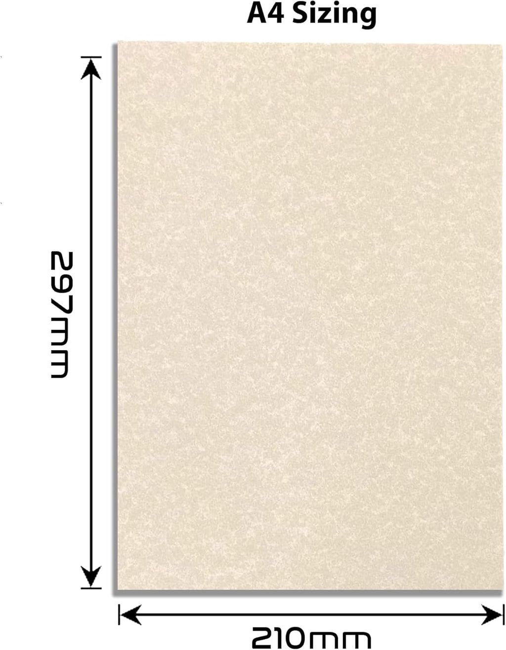 A4 90Gsm Parchment Certificate Paper, 25 Sheets