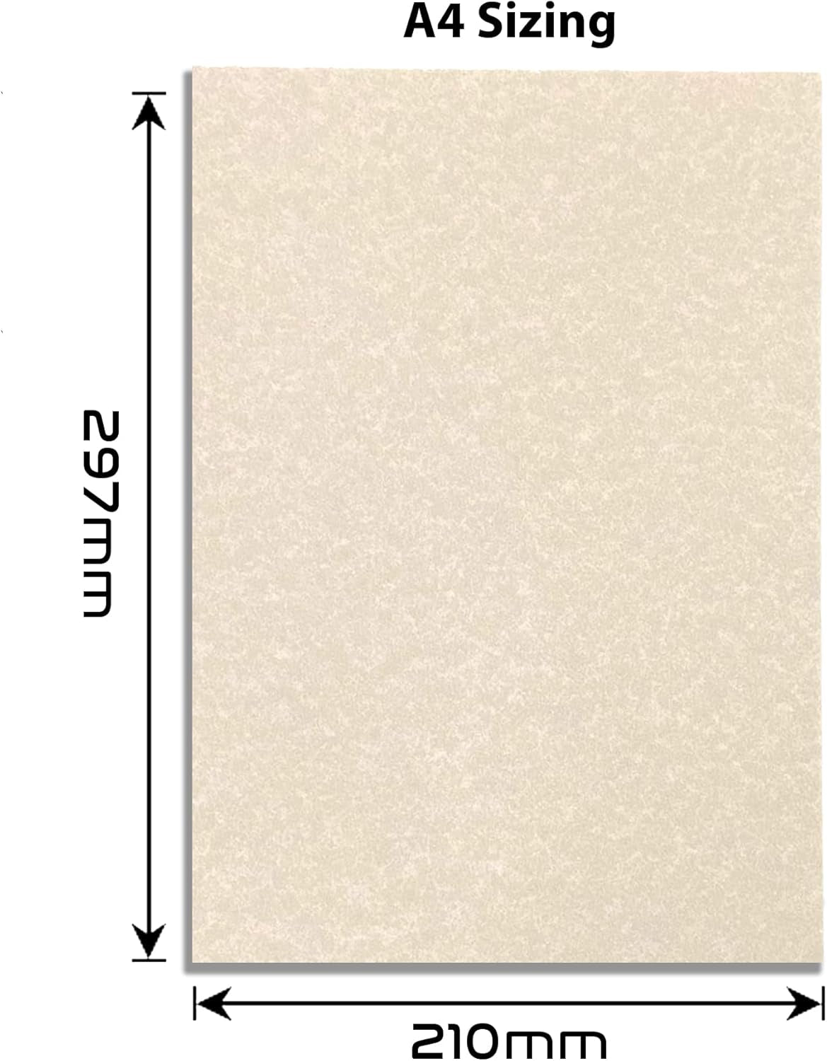 A4 90Gsm Parchment Certificate Paper, 25 Sheets
