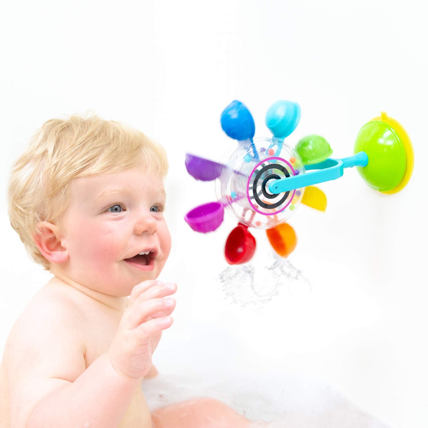 Whirling Waterfall Suction Toy for Bathtime - Stem - Ages 12+ Months, Multi