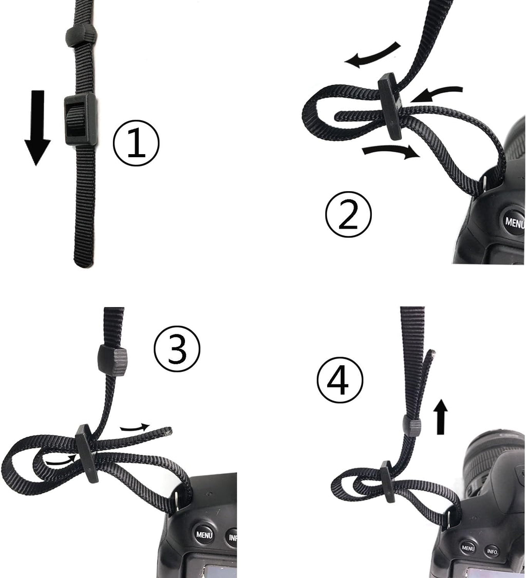 Washable Camera Strap (Black)