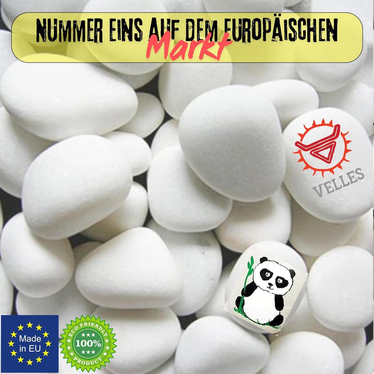 Small Stones for Garden Plant Pots & Painting Pebbles White Natural Rock for Paint Pebble Large Rocks Marble Gravel to Decorative Stone Aquarium Decor