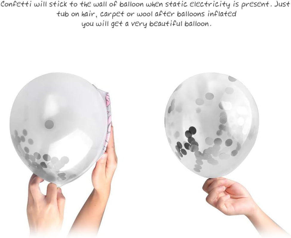 Happy Birthday Balloons, 16 Inch Happy Birthday Banner Party Decorations, Self Inflating Letter Silver Balloons for Adults Kids Party Decor